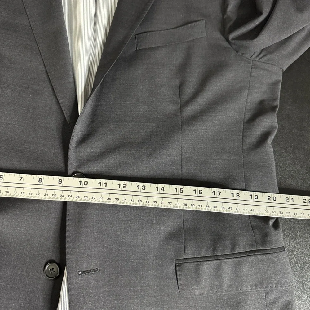 Brooks Brothers Explorer Madison Fit Gray Wool Blazer‎ Jacket Mens 42L